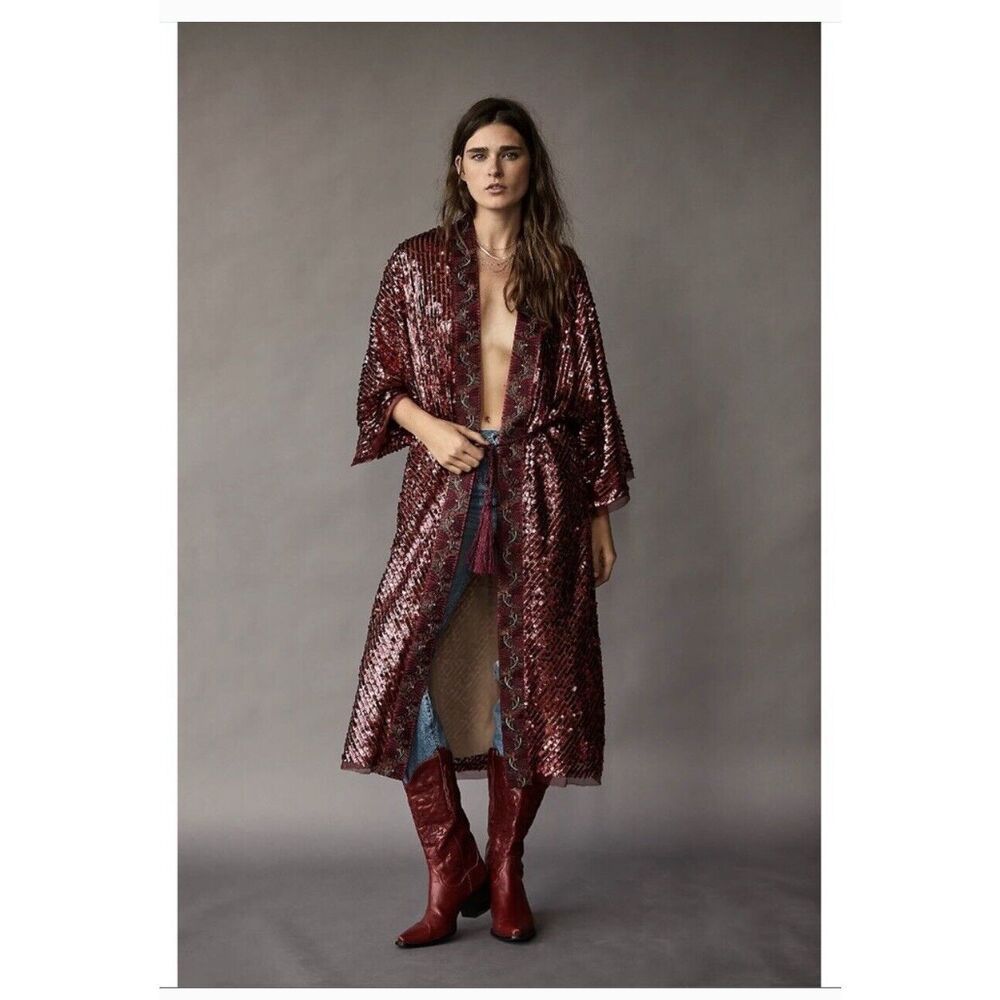 New Free People Light Is Coming Duster Size Small - Picture 2 of 9